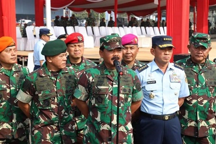41 Perwira Tinggi TNI Naik Pangkat