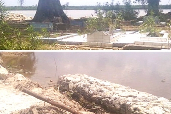 Pembangunan Bronjong Penyanggah Abrasi Dihentikan