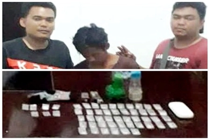 Lagi Asyik Nikmati Sabu Diciduk Polisi