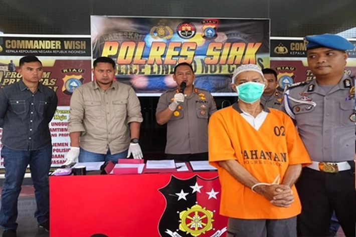 Polisi Tangkap Pembakar Lahan di Siak