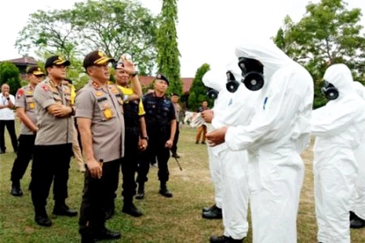 Polda Riau Siapkan Personel Pencegahan Covid-19