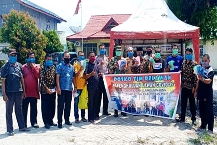 Virus Corona: Kepenghuluan Ujung Tanjung Dirikan Posko Relawan