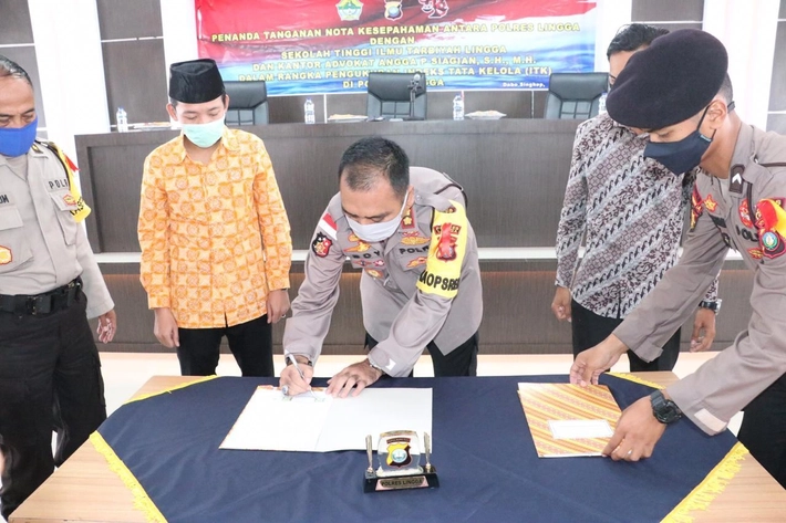 Polres Lingga Buat Kesepahaman ITK