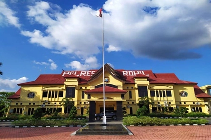 Kapolres Rohil Sertijab Lima Kapolsek