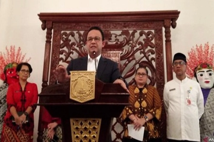 Gubernur Anies Bicara Covid di Depan Pimpinan Dunia