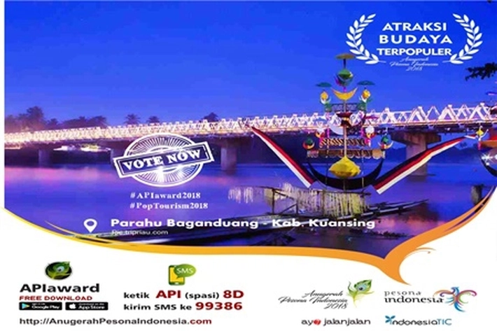 Wisata Riau Masuk Nominasi Anugerah Pesona Indonesia