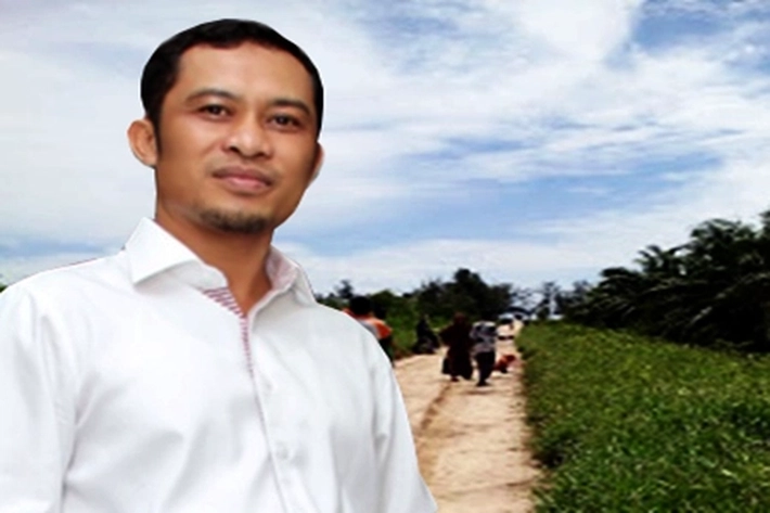 Silaturahmi ke Suku Akit, Cawabup Bagus Santoso 'Terenyuh'