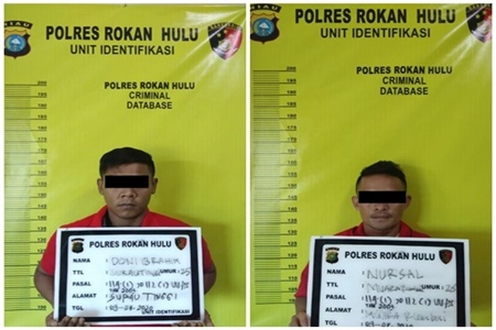 Sempat Buang BB di Jembatan, Dua Kurir Narkoba Diringkus Polisi