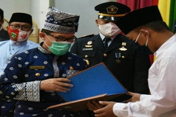 Walikota Zulkifli As Saksikan 390 Warga Binaan Rutan Dumai Dapat Remisi
