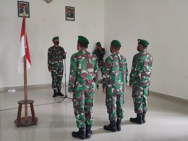 Danramil 02/Tanah Putih Sertijab
