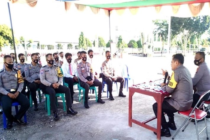 Kapolres Rohul Kunjungi Polsek Tambusai Utara