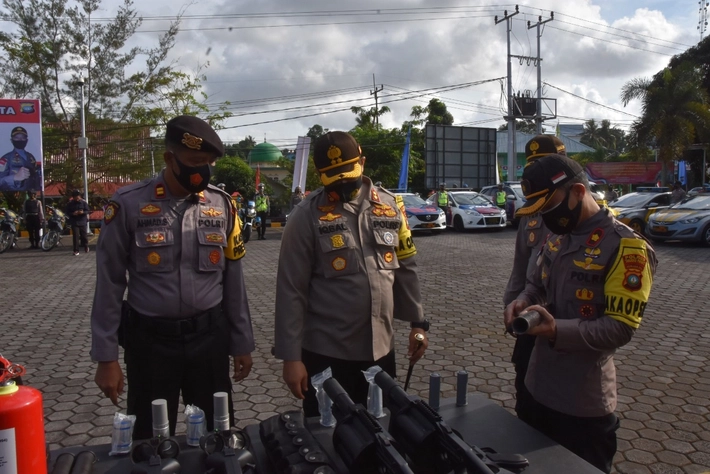 Polres Tanjung Pinang Cek Sarpras Pilkada 2020