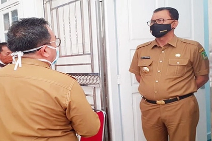 Bupati Rohil Terkonfirmasi Covid-19 Jalani Isolasi Mandiri