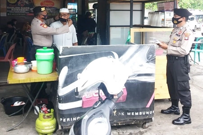 Polisi di Kepri Gencar Sosialisasi Protokol Kesehatan