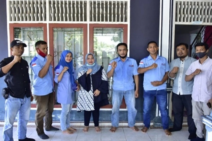 Rumah Kasmarni Tiba-tiba Didatangi SPSI Bengkalis