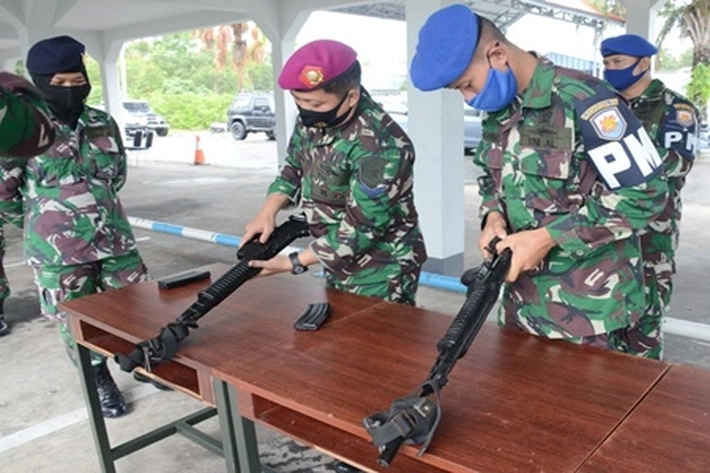 Wadanlantamal IV Tanjungpinang Buka Kegiatan Uji Terampil Glagaspur