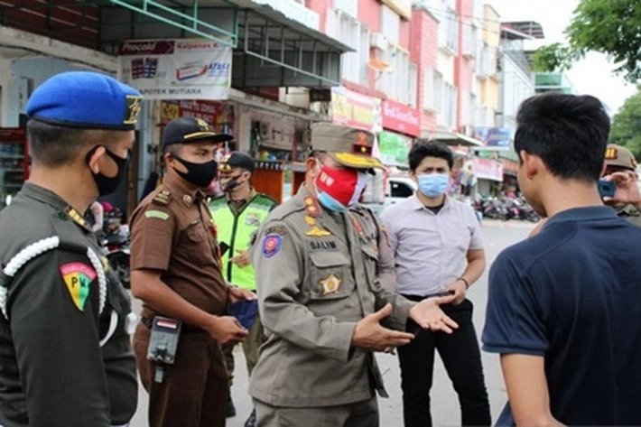 Warga Batam Tak Patuhi Protokol Kesehatan Ditangkap