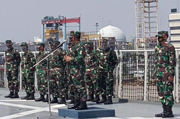 Pangkogabwilhan I Pimpin Apel Pembrangkatan Personil