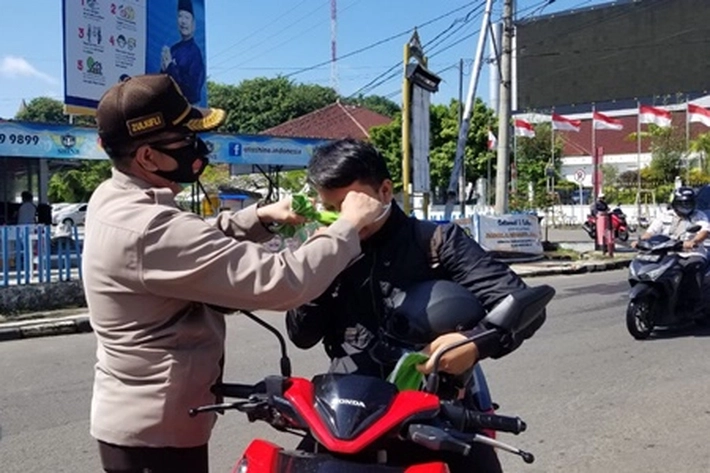 Polisi Antisipasi Penyebaran Covid-19