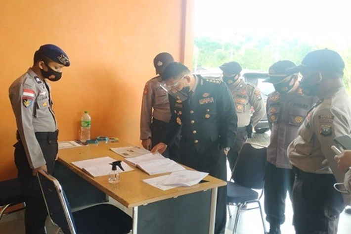 Kapolres Bintan menerima kunjungan Tim Itwasda Polda Kepri
