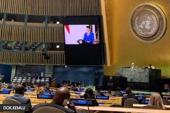 Presiden Jokowi Pidato Perdana Dalam Sidang Majelis Umum PBB
