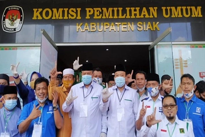 Tiga Paslon Bupati dan Wakil Bupati Siak Siap Maju