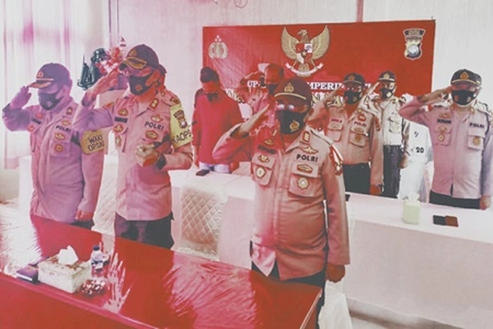 Polres Bintan Upacara Peringatan Hari Kesaktian Pancasila