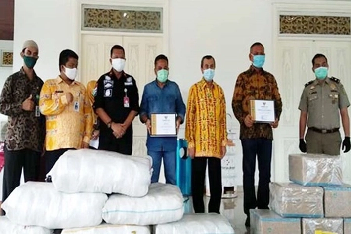 PT Musim Mas dan PT PAA Kerahkan Bantuan Masker ke Riau