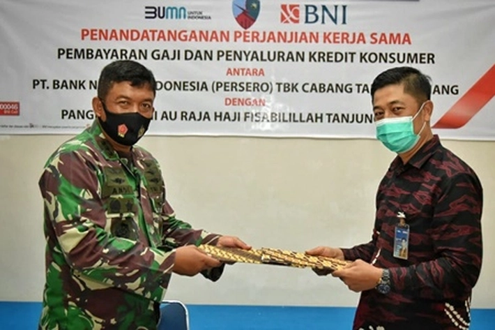 Pangkalan TNI AU RHF dan BNI Kerjasama Penyaluran Gaji-Kredit Konsumer