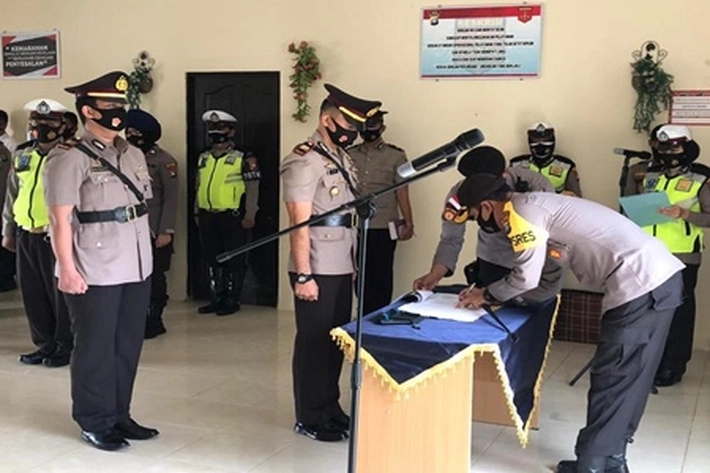 Jabatan Kasat Lantas Diserahterimakan