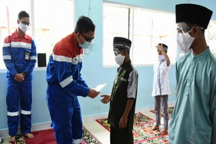 Pertamina Gelar Doa Bersama, Santuni Anak Yatim - Dhuafa