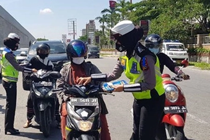Operasi Zebra Lancang Kuning Fokus Sosialisasi Protokol Kesehatan