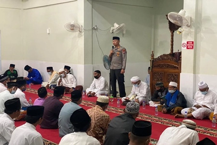 Polres Bintan dan PCNU Peringati Maulid Nabi