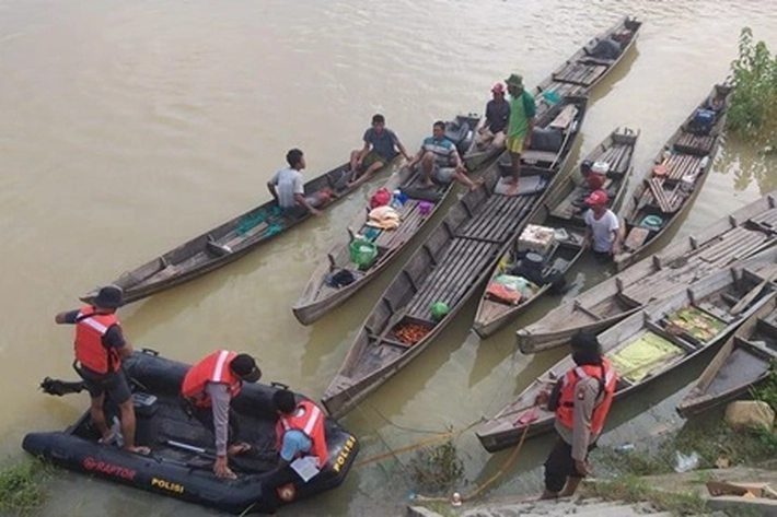 Sungai Menguap, Desa Gunung Sahilan Terendam Banjir