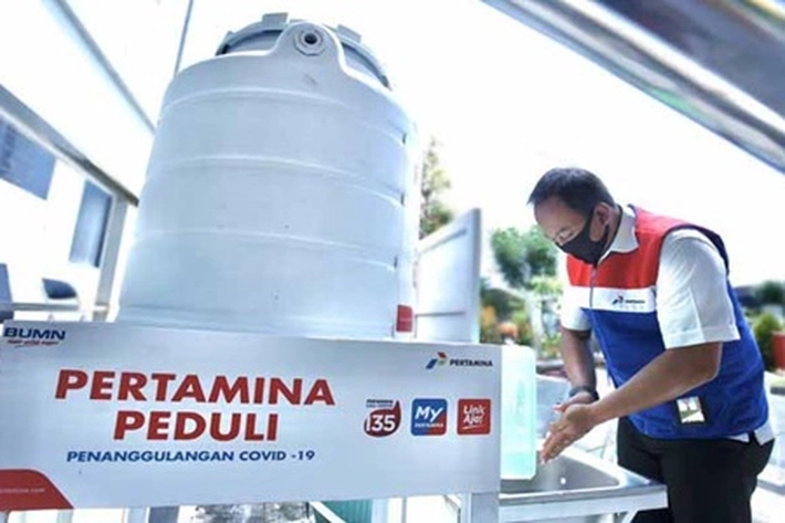 Pertamina Bantu Pemerintah Tangani Dampak Covid