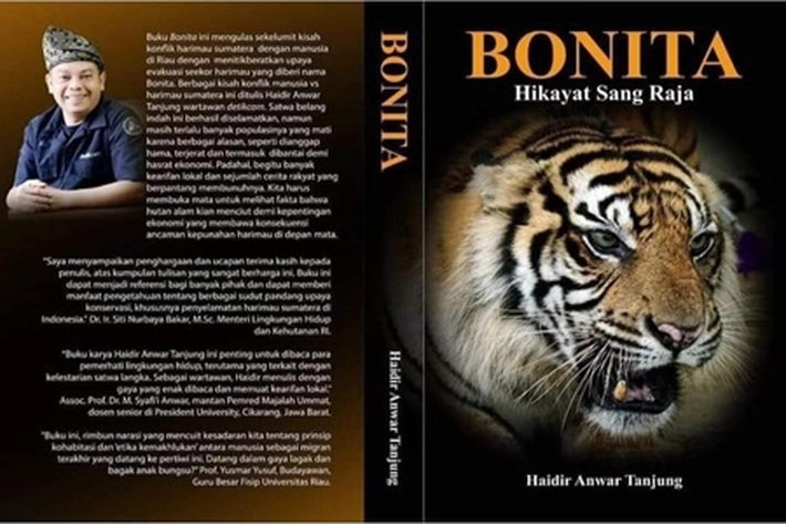 Sebelum Wafat, Haidir Tanjung Luncurkan Buku Bonita Hikayat Sang Raja Hutan