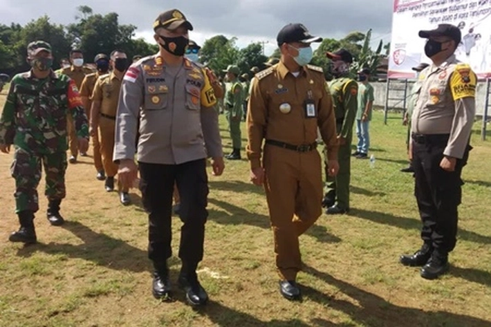 Jelang Pilkada, Polisi Gelar Kesiapan Linmas