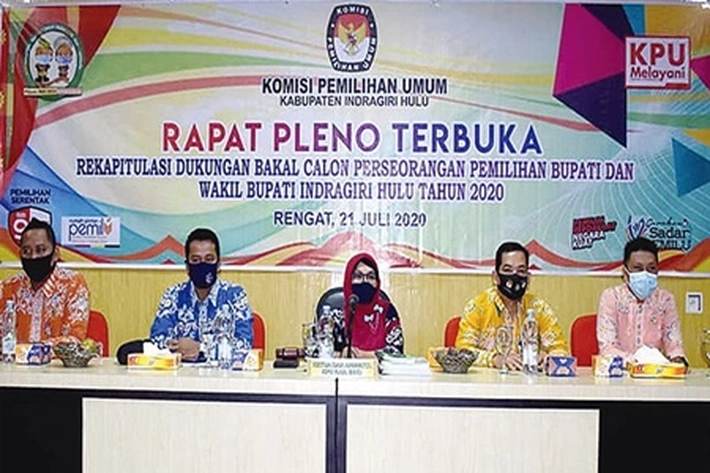 KPU Inhu Umumkan Perolehan Suara, 'Rezita Meylani-Junaidi Rachmat Pemenang'