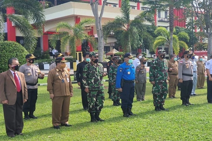 Apel Pasukan Operasi Lilin Seligi 2020 Digelar di Mapolda Kepri