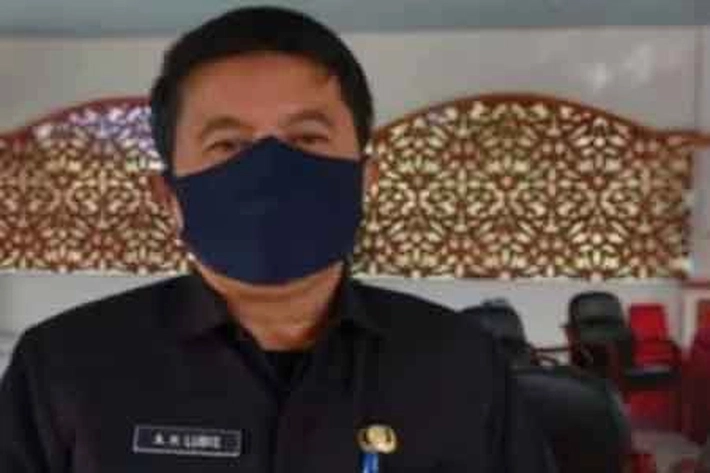 Sekdakab Abdul Haris Terima Sertifikat Tanah Secara Virtual