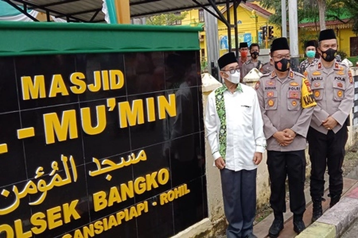 Kapolres Rohil Resmikan Rumah Tahfidz An-Nur Bhayangkara dan Masjid Al-Mu'min