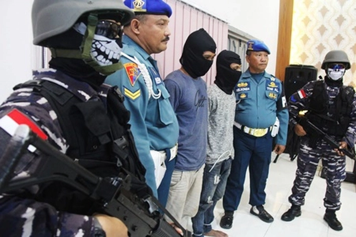 Tim F1QR Lanal Dumai Gagalkan Penyelundupan Sabu Asal Malaysia