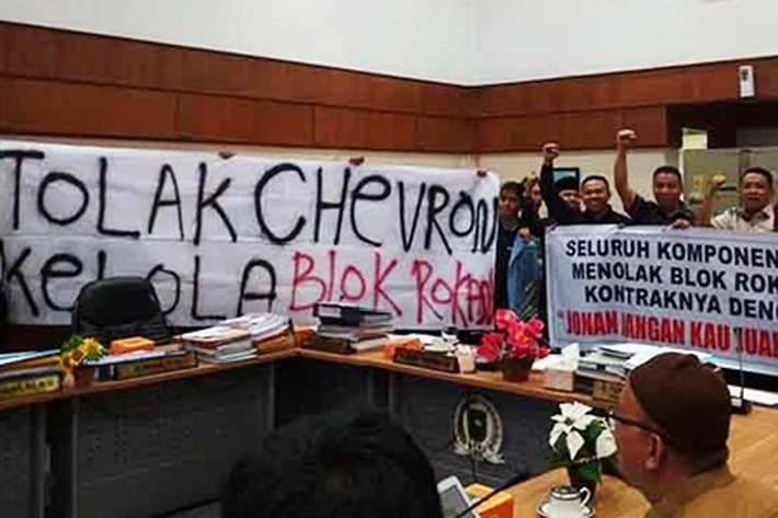 BEM Unri Datangi Kantor Dewan, Selain Bicarakan Blok Rokan Juga 'Kondisi Lingkungan Hidup'