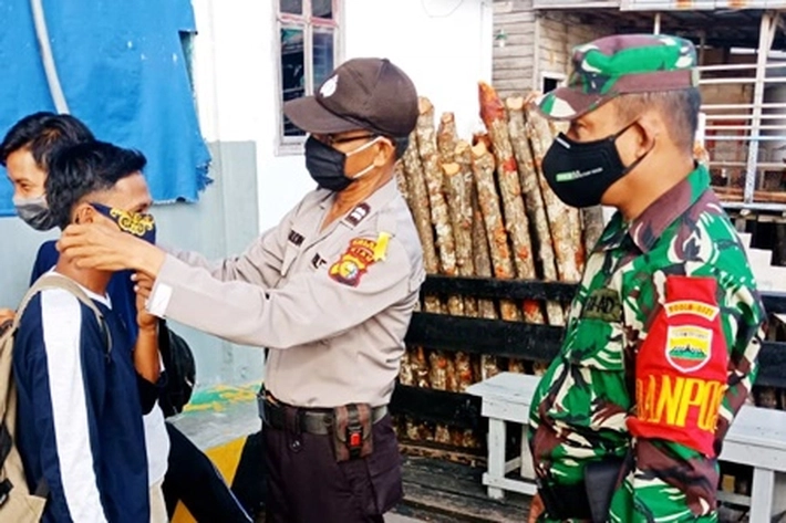 Penjagaan Pelabuhan di Rohil Ditingkatkan, Guna Antisipasi Penyebaran Covid-19