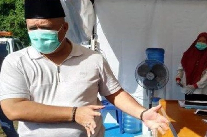 Bupati Yopi Arianto Beserta Para Tokoh Inhu Siap Disuntik Vaksin