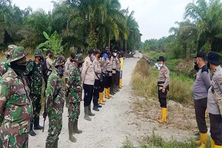 Tim Satgas Karhutla Patroli Gabungan di Bangko