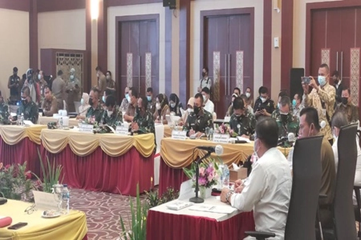 Danlatamal IV Hadiri Rakor Bersama Kemenkomarvest RI
