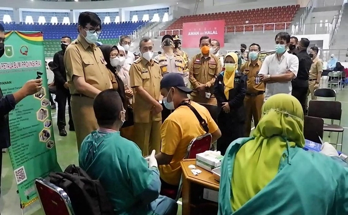 Hari Kedua Vaksinasi Gratis untuk Lansia Ditargetkan 1000 Warga