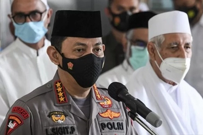 Kapolri Jenderal Polisi Listyo Sigit Prabowo Membuka Rakernis Fungsi Lantas 2021