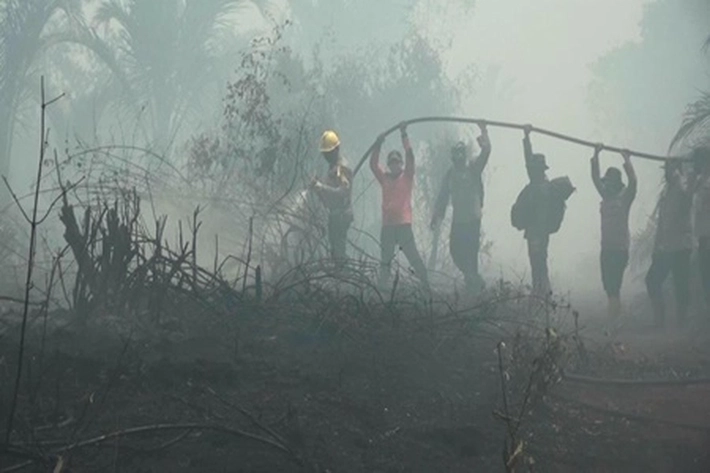 Pemadaman Karhutla Ada Lima Lokasi di Bengkalis